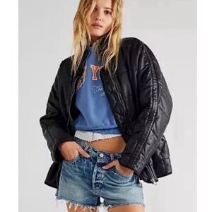 We The Free Quilted Dolman Jacket